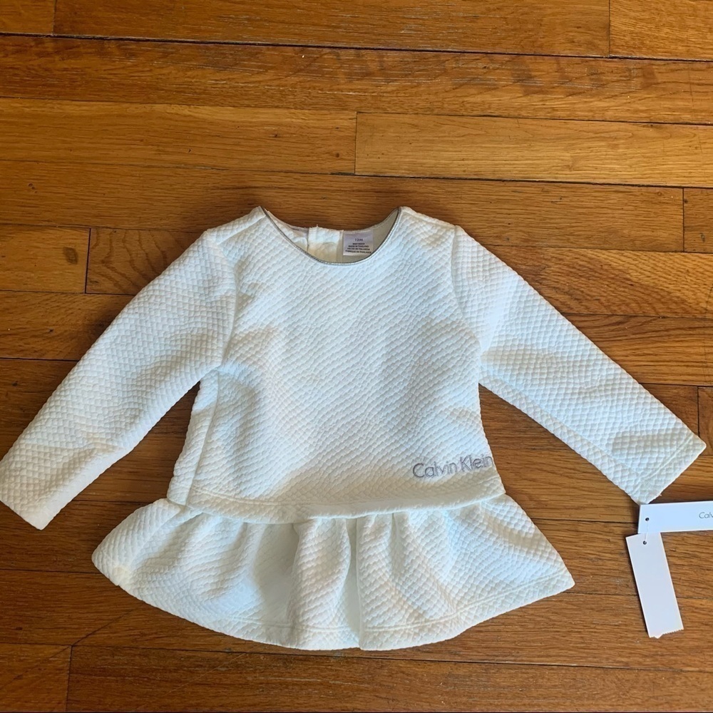 𝅺calvin Klein| L/S Shirt- Size 12M